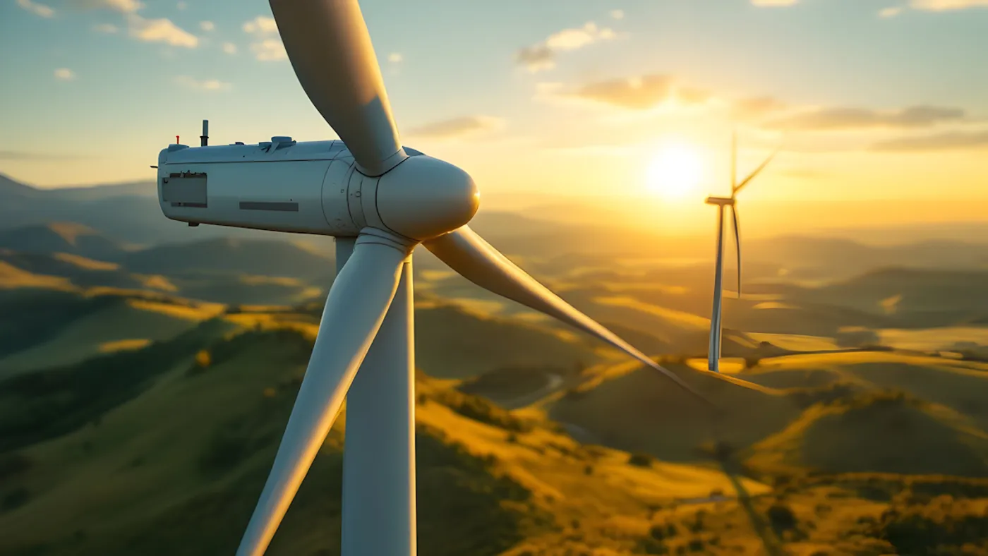 Solar panels on building roof